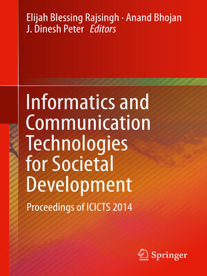 cover image of Informatics and Communication Technologies for Societal Development